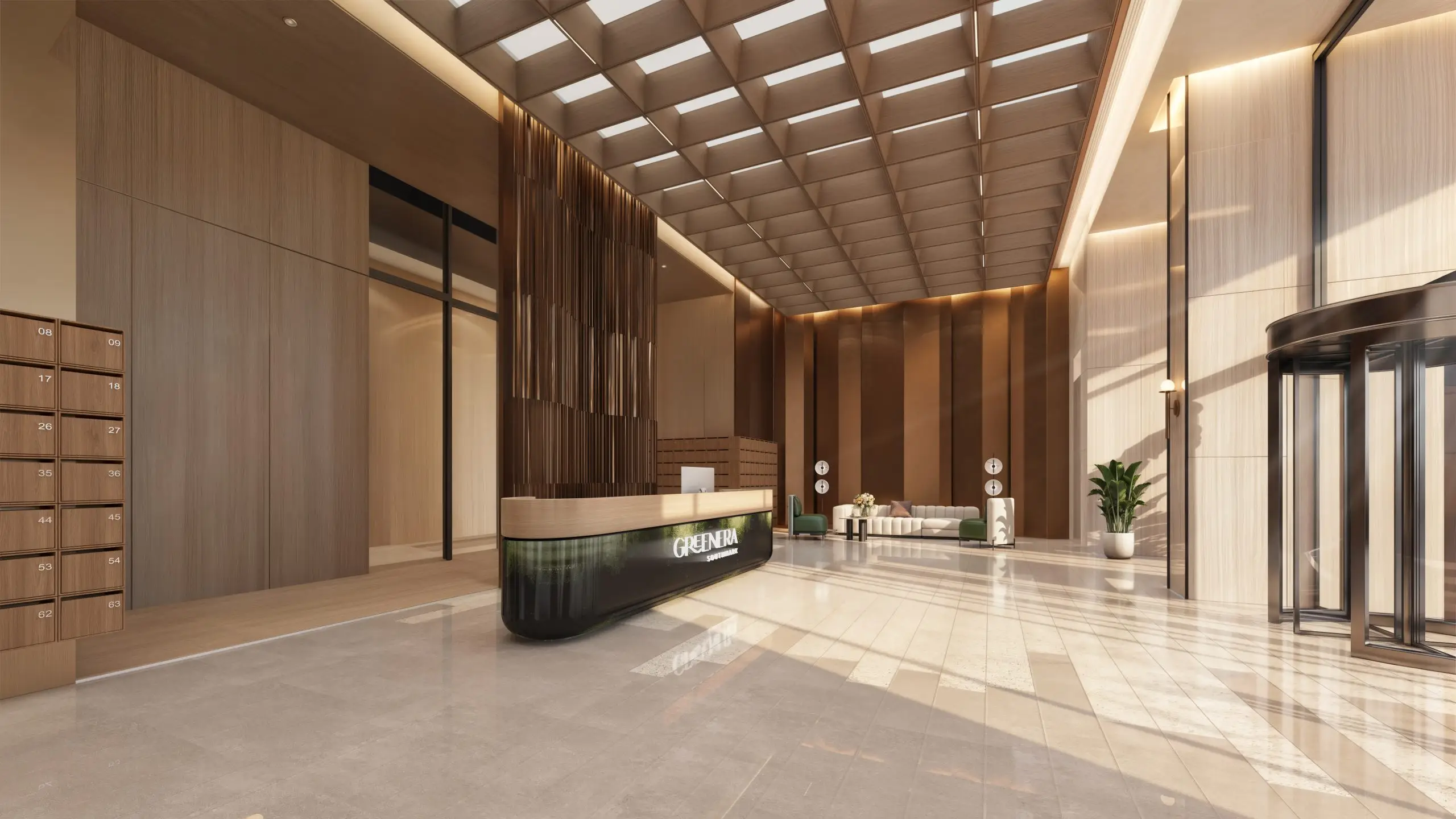 Sảnh lễ tân - tiện ích ngoài trời Greenera Southmark