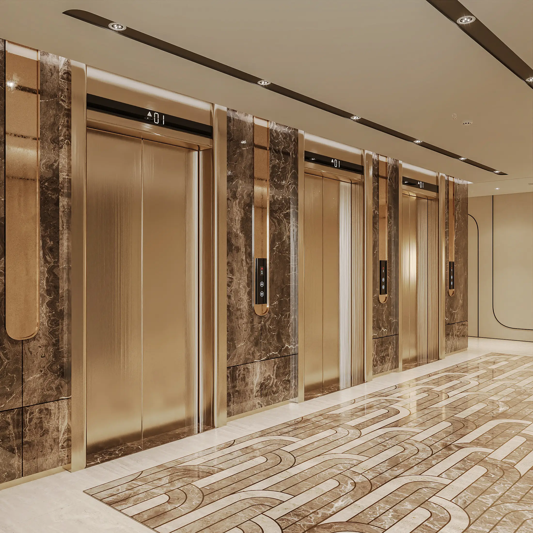 Sảnh thang máy - tiện ích ngoài trời Greenera Southmark